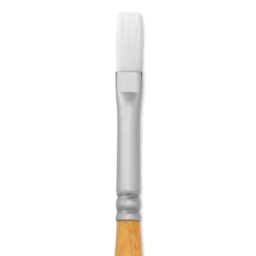 Utrecht Series 300 White Taklon Brush - Flat, Size 2