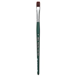 Silver Brush Ruby Satin Synthetic Brush - Bright, Size 10, Short Handle