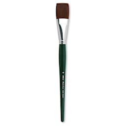 Silver Brush Ruby Satin Synthetic Brush - Bright, Size 30, Short Handle