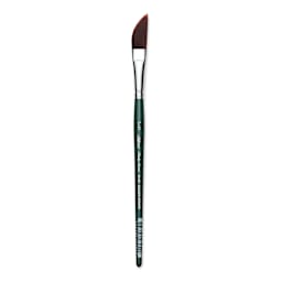 Silver Brush Ruby Satin Synthetic Brush - Dagger Striper, Size 1/2", Short Handle