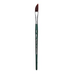 Silver Brush Ruby Satin Synthetic Brush - Dagger Striper, Size 3/8", Short Handle