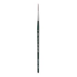 Silver Brush Ruby Satin Synthetic Brushes - Script Liner, Short Handle