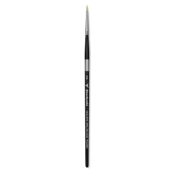 Trekell Synthetic Gold Taklon Brush - Round, Short Handle, Size 5/0
