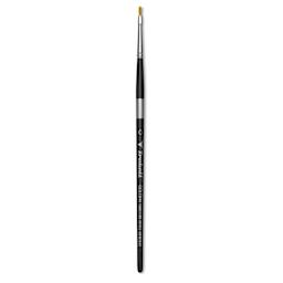 Trekell Synthetic Gold Taklon Brush - Bright, Short Handle, Size 0