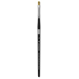 Trekell Synthetic Gold Taklon Brush - Bright, Short Handle, Size 4