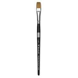 Trekell Synthetic Gold Taklon Brush - Wash, Short Handle, Size 1/2"