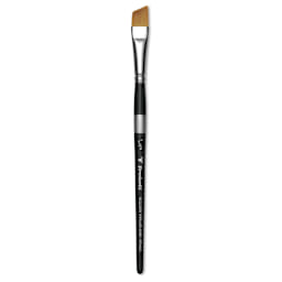 Trekell Synthetic Gold Taklon Brush - Angle, Short Handle, Size 1/2"