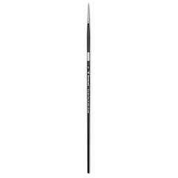 Trekell Synthetic Gold Taklon Brush - Round, Long Handle, Size 0