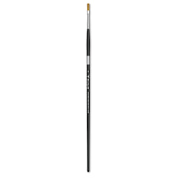 Trekell Synthetic Gold Taklon Brush - Flat, Long Handle, Size 4