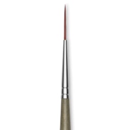 Da Vinci Forte Synthetic Brush - Liner, Short Handle, Size 1, close-up