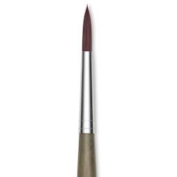 Da Vinci Forte Synthetic Brush - Round, Short Handle, Size 8, close-up