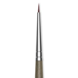 Da Vinci Forte Synthetic Brush - Round, Short Handle, Size 5/0, close-up