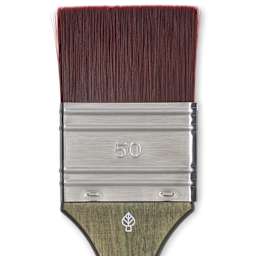 Da Vinci Forte Synthetic Brush - Mottler, Short Handle, Size 50, close-up
