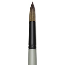 Silver Brush Black Pearl Synthetic Brush - Series 6400, Round, Size 12, Long Handle, close-up