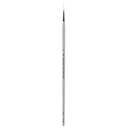 Silver Brush Black Pearl Synthetic Brush - Series 6407, Script Liner, Size 0, Long Handle
