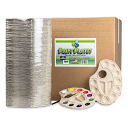 Toss Paint Plates Disposable Palettes - Class Pack of 400