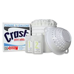 Golden Crash Paint Solids Waste Water Cleaning System Solutions Kit, box with kit contents