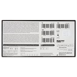 Montana Nitrile Gloves - Medium, Pkg of 100 Pairs, back of the packaging