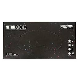 Montana Nitrile Gloves - Medium, Pkg of 100 Pairs, front of the packaging