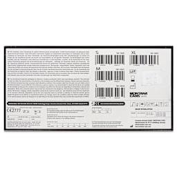 Montana Nitrile Gloves - Large, Pkg of 100 Pairs. back of the packaging