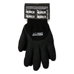 Montana Winter Gloves - Medium, back of the packaging showing left glove attached