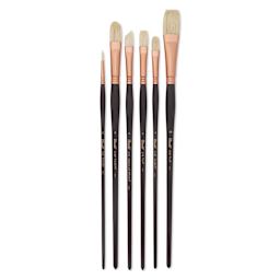 Utrecht Series 219 Soft Bristle Brush Set with long handles