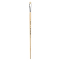 Utrecht Rhenish Pure Hog Bristle Brush - Bright, Size 4, Long Handle