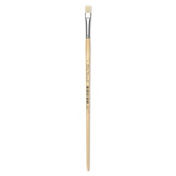 Utrecht Rhenish Pure Hog Bristle Brush - Bright, Size 5, Long Handle