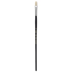 Utrecht Natural Chungking Pure Bristle Brush - Flat, Size 4, Long Handle