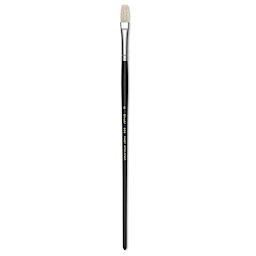 Utrecht Natural Chungking Pure Bristle Brush - Flat, Size 6, Long Handle