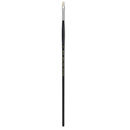 Utrecht Natural Chungking Pure Bristle Brush - Filbert, Size 1, Long Handle