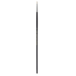Utrecht Natural Chungking Pure Bristle Brush - Round, Size 1, Long Handle