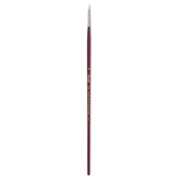 Utrecht Series 233 White Nylon Sable Round Brush - Size 4, Long Handle