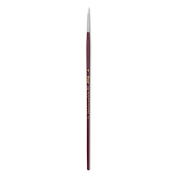 Utrecht Series 233 White Nylon Sable Round Brush - Size 6, Long Handle