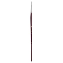 Utrecht Series 233 White Nylon Sable Round Brush - Size 12, Long Handle