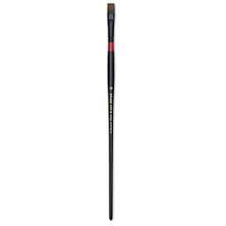 Utrecht Manglon Synthetic Brush - Bright, Size 12, Long Handle