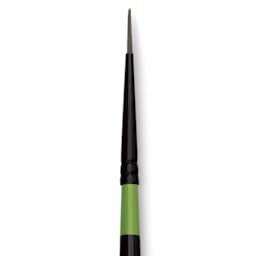 Utrecht Manglon Synthetic Brush-Round, Size 2, Long Handle close-up