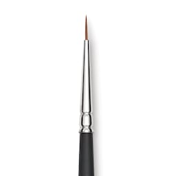 Blick Masterstroke Finest Red Sable Brush - Round, Size 0, Long Handle close-up