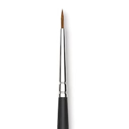 Blick Masterstroke Finest Red Sable Brush - Round, Size 1, Long Handle close-up