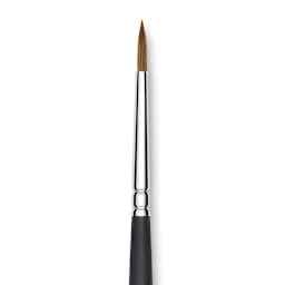 Blick Masterstroke Finest Red Sable Brush - Round, Size 6, Long Handle close-up