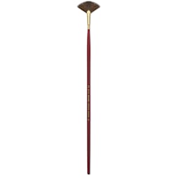 Blick Master Synthetic Kolinsky Brush - Long Handle, Fan, Size 2