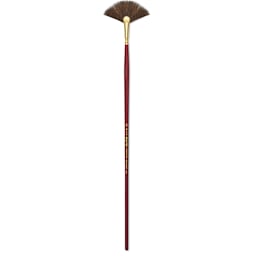 Blick Master Synthetic Kolinsky Brush - Long Handle, Fan, Size 4
