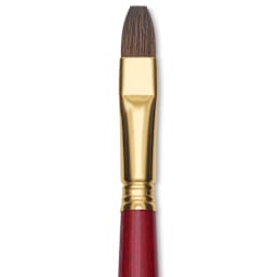 Blick Master Synthetic Kolinsky Brush - Long Handle, Bright, Size 14, close-up