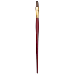 Blick Master Synthetic Kolinsky Brush - Long Handle, Flat, Size 16