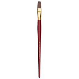 Blick Master Synthetic Kolinsky Brush - Long Handle, Flat, Size 18