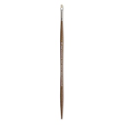 Winsor & Newton Artists' Oil Synthetic Hog Brush - Bright, Size 1, Long Handle (full brush)