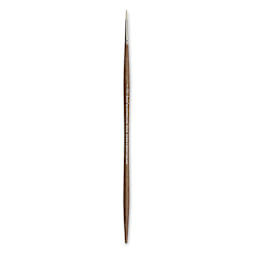 Winsor & Newton Artists' Oil Synthetic Hog Brush - Round, Size 1, Long Handle (full length)