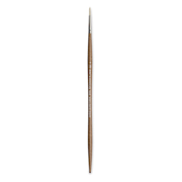 Winsor & Newton Artists' Oil Synthetic Hog Brush - Round, Size 2, Long Handle (full length)