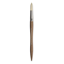 Winsor & Newton Artists' Oil Synthetic Hog Brush - Round, Size 20, Long Handle (full length)