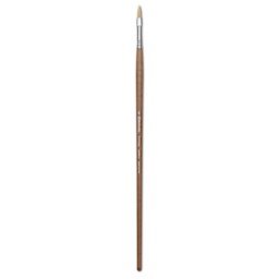 Escoda Futura Synthetic Bristle Brush - Series 5414, Filbert, Size 6, Long Handle